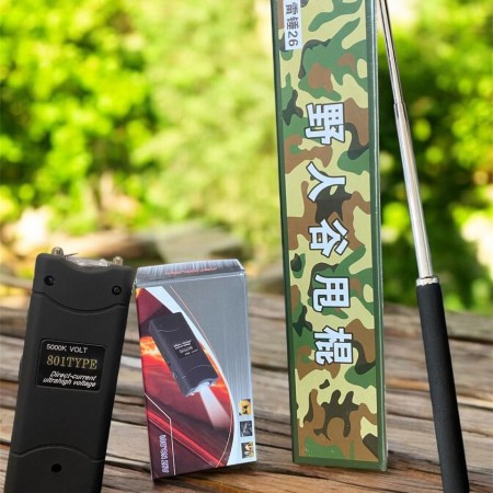 2 pic combo Self defence stick & stun gun